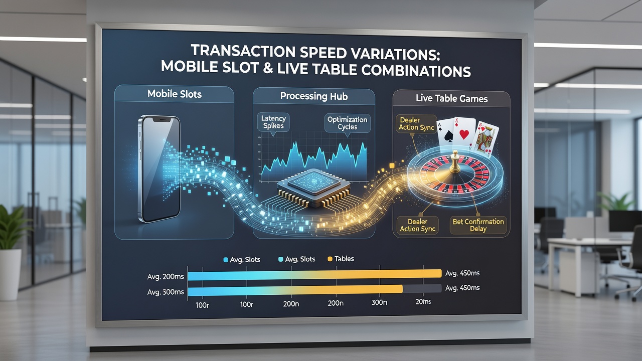 Close-up of transaction logs and network speed indicators on a smartphone screen during casino gameplay