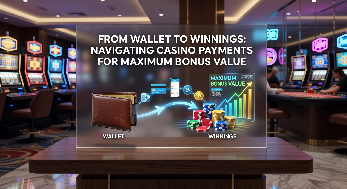 Digital wallet interface showing casino deposit options with bonus icons highlighted
